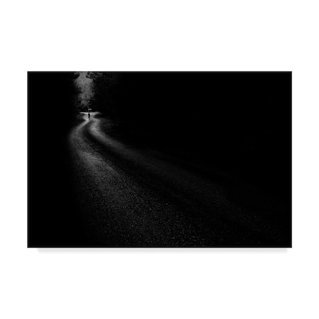 Ali Ayer 'Dark Lonely Road' Canvas Art,22x32